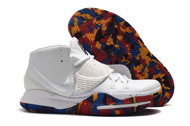 New Nike Kyrie 6 White Rainbow Shoes